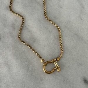 COPY - COPY - COPY - Gold Chunky Horse Bit Chain Necklace

Brand New